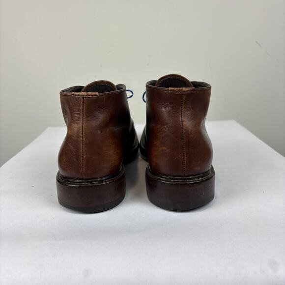 Prada Brown Square Toe Chukka Leather Boots Men's 7 - Picture 4 of 14